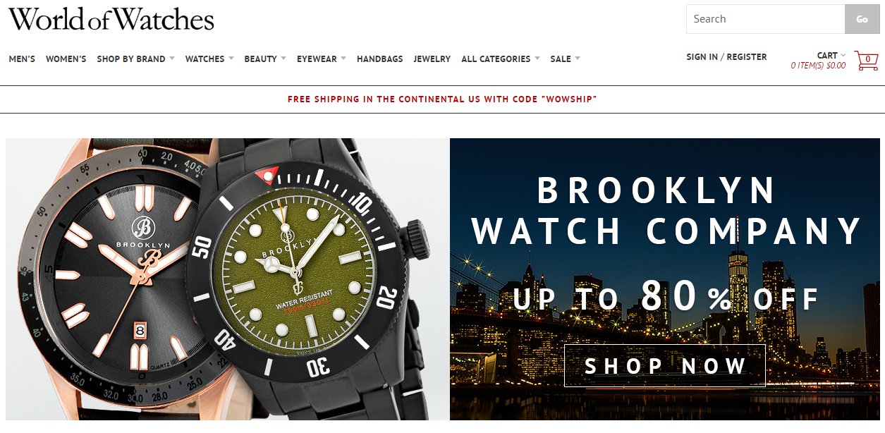 WorldofWatches官网首页