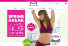 Maidenform美国官网：全球第一款有托举功能内衣的品牌-LaMaHT辣妈海淘