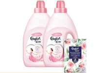 【猫超】 绿伞 洗衣液瓶装6斤*2件 金纺 护理剂樱花香氛2.5L*2+香氛袋20g vip实付【79】-LaMaHT辣妈海淘